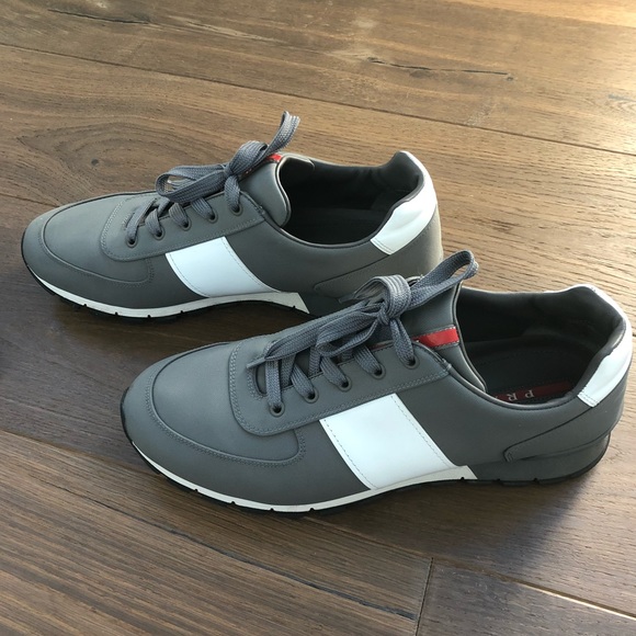prada lace up sneakers